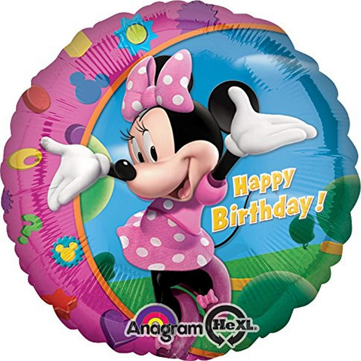 Anagram Standard HX Minnie Mouse Forever S60 Foil Balloon, 45 Cm Size image number 3