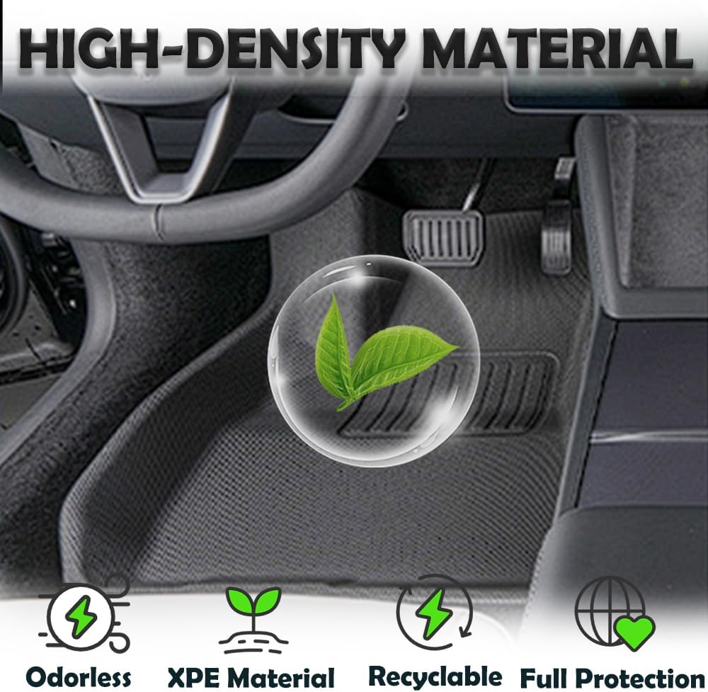 YUZU-SZ BYD Sealion 7 Car Floor Mats - Custom Fit XPE 3D All-Weather Mats, Full Set Interior Accessories for Front & Rear, Waterproof & Odourless image number 5