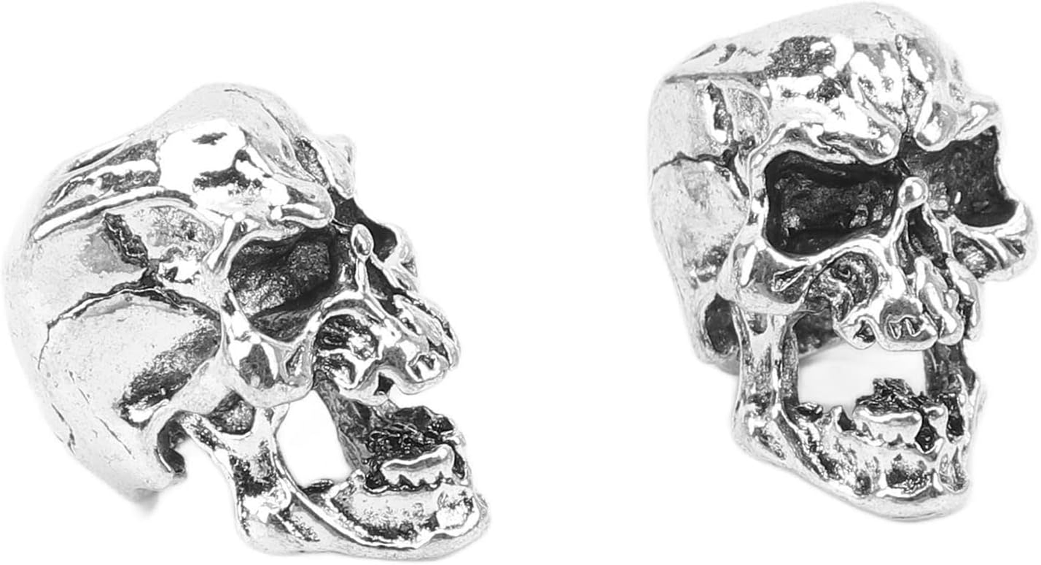 Hair Tube Beads Multi Usage Stylish Smooth Sturdy Alloy Beard Bead Necklace Bracelet Wedding Role Playing 20 Pcs image number 2