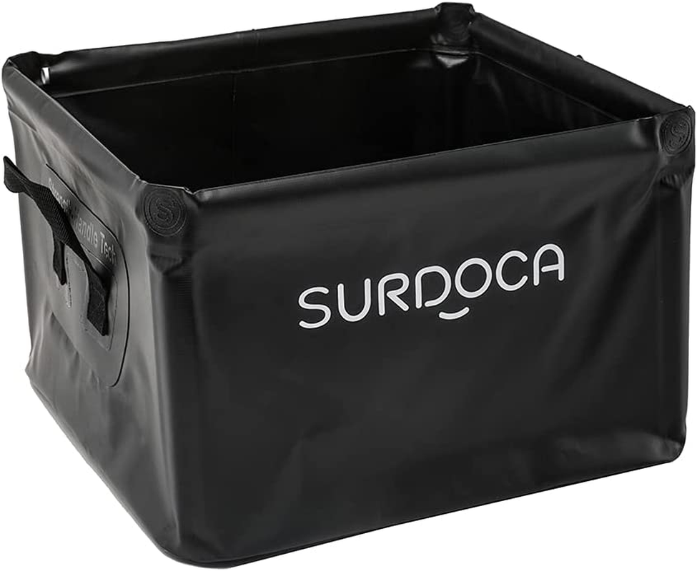 SURDOCA Fully Waterproof Car Trunk Organizer, Foldable Car Boot Storage Box, Multifunctional Storage Box for Car Srorage, Fishing or Barbecue,18 Liters