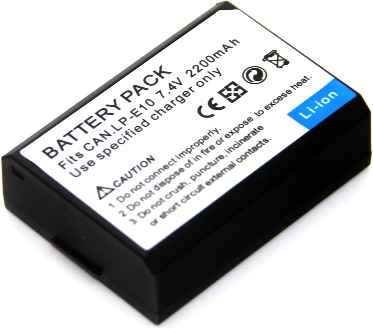 Replacement Rechargeable Battery Pack for Canon EOS 1100D EOS 1200D EOS 1300D EOS 1500D EOS 2000D EOS 3000D EOS 4000D DS126291 DS126491 DS126621 DS126741 DS126701 LP-E10 LC-E10 LC-E10C LC-E10E LC-E10N image number 2