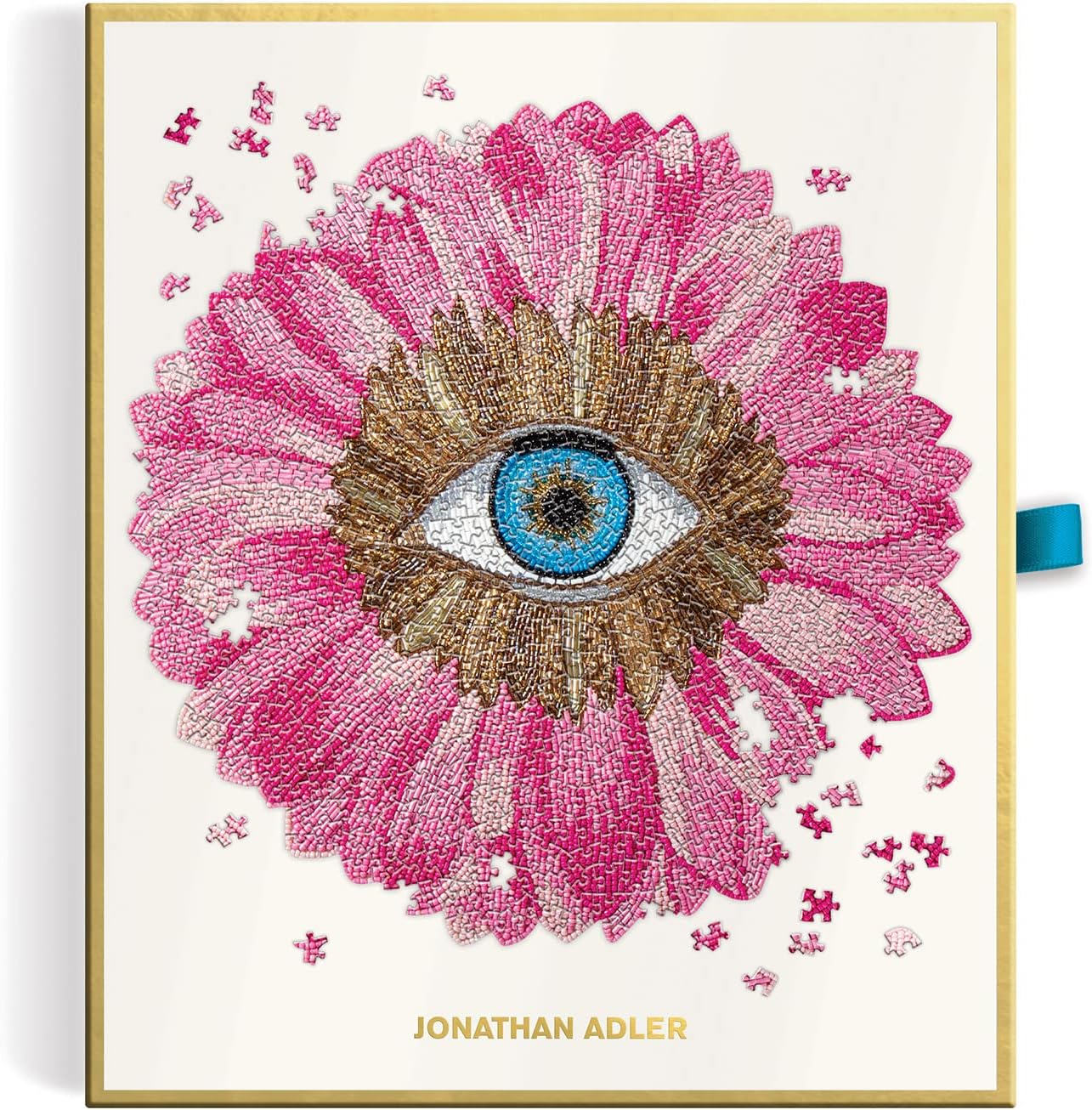 Jonathan Adler Petals Shaped Puzzle: 750 Pieces image number 3