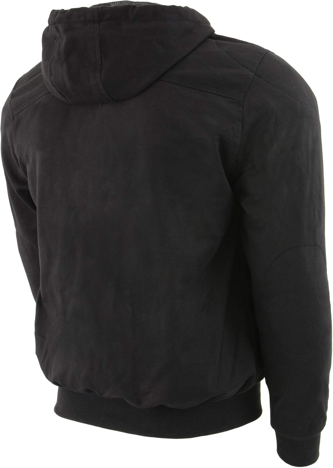 Milwaukee Leather MPM1788 Men'S Black CE Approved Armored Riding Hoodie with Aramid by Dupont Fibers - X-Large image number 4
