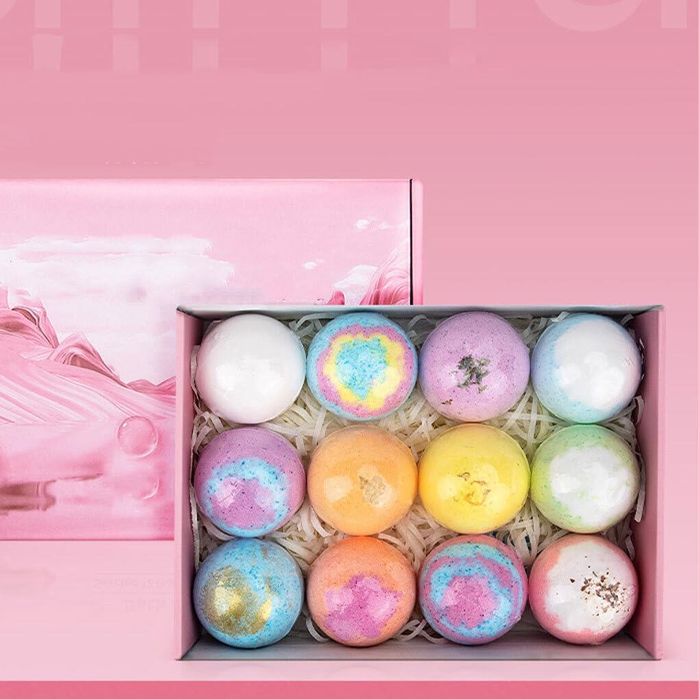 12Piece Indulge in Luxury Bath Gift Set for Relaxing and Nourishing Spa Experience Spa Essentials Bath Bombs Set image number 2