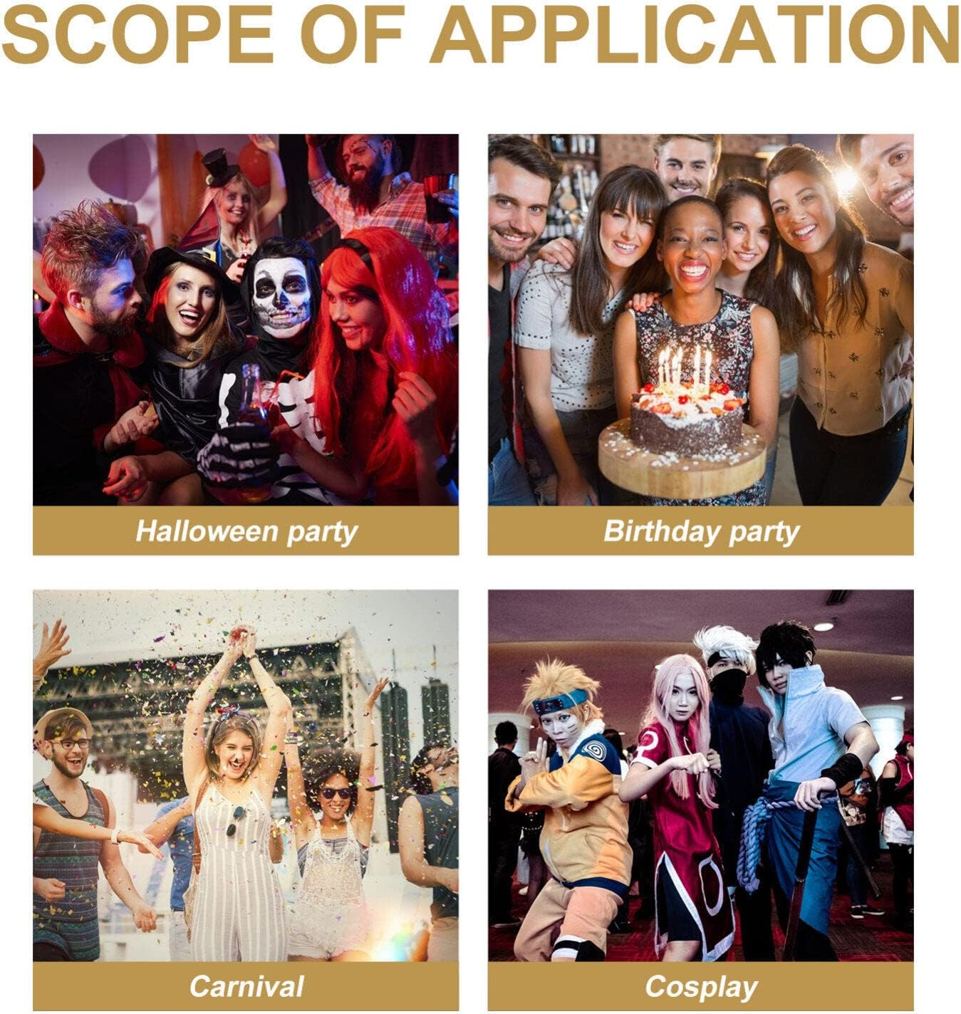 NUOBESTY Masquerade Mask with Stick Venetian Halloween Costume Mask Mardi Gras Mask for Womens Cosplay(Golden) image number 1