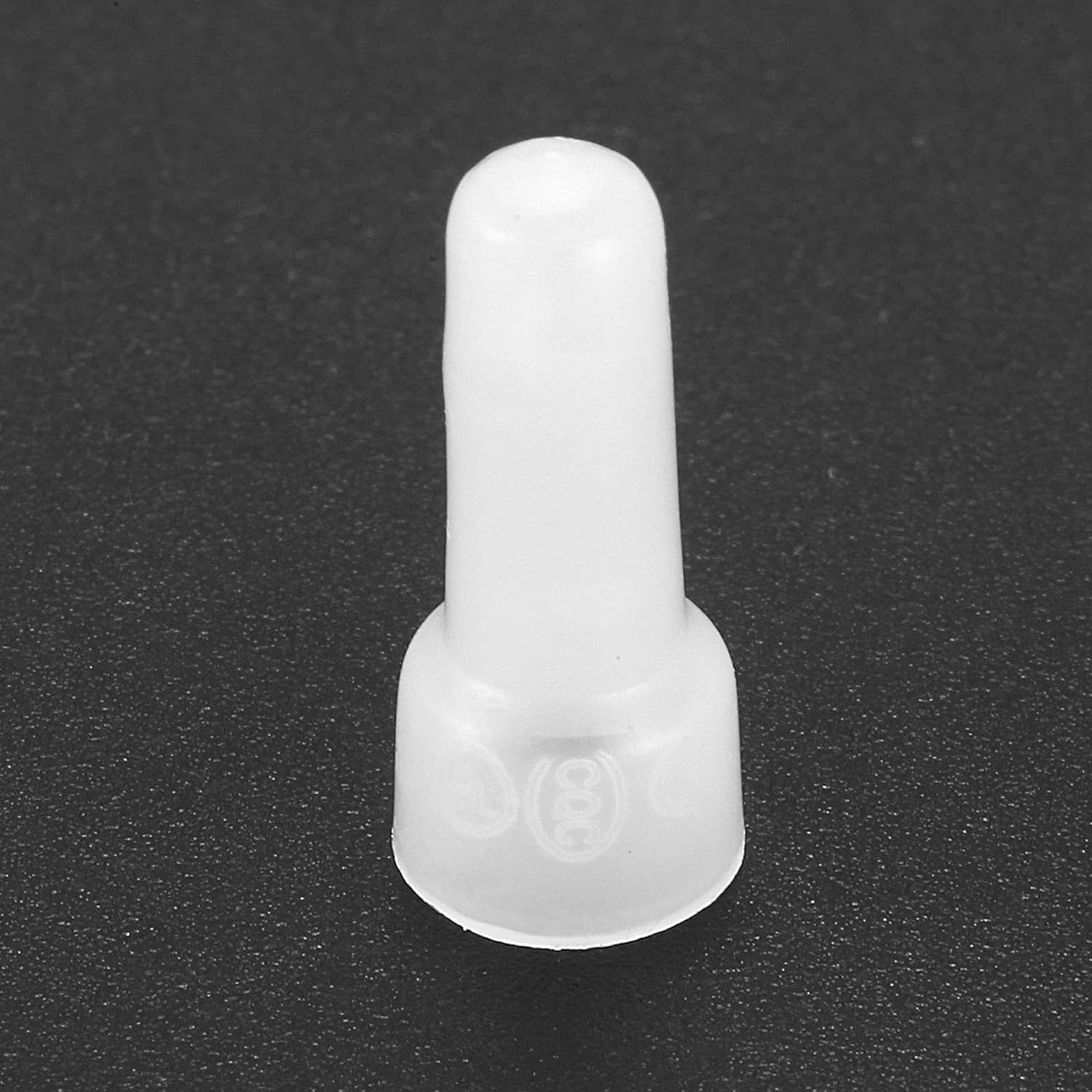 600Pcs 22-16 GA AWG Closed End Crimp Caps Splice Gauge Wire Connectors Terminals (White)