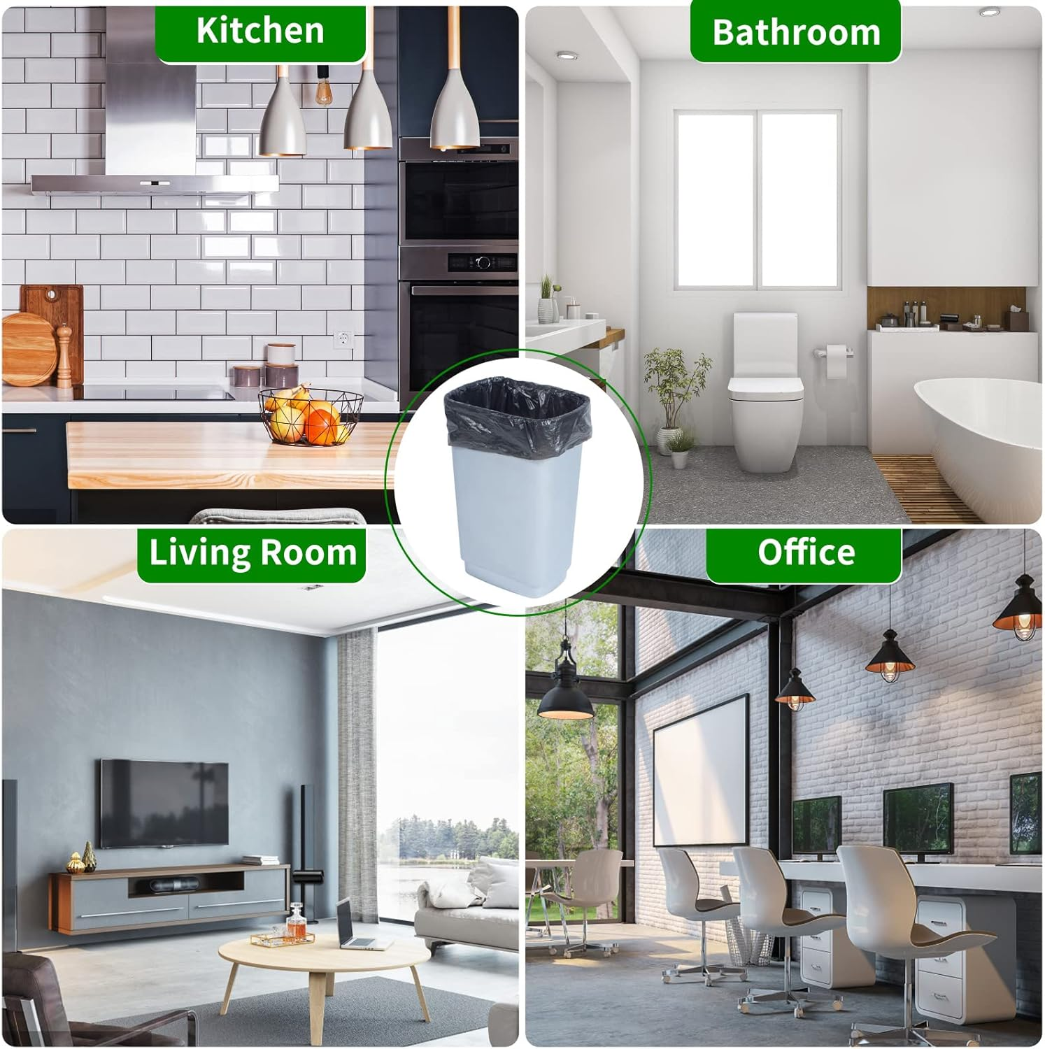 WZFI Portable Camping Toilet Bags,8 Gallon Super Thick Camping Toilet Bags Biodegradable Porta Potty Bags Leak-Proof Trash Bags for Adults Outdoor Boating Travel image number 5