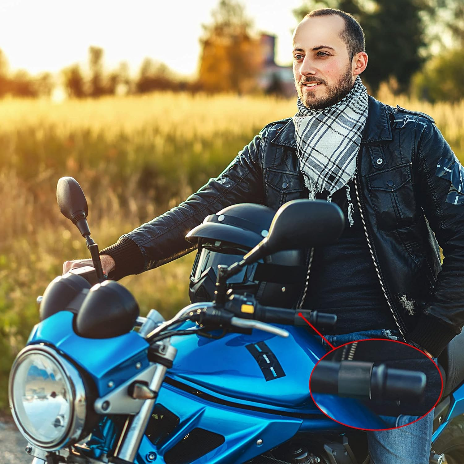 4 Pieces Black Motorcycle Throttle Mounted Motorcycle Throttle Holder Wrist Throttle Assist Rest Control Handlebar Grip Cruise Control Assist for Motorcycles, Scooters, Electric Bike Accessories