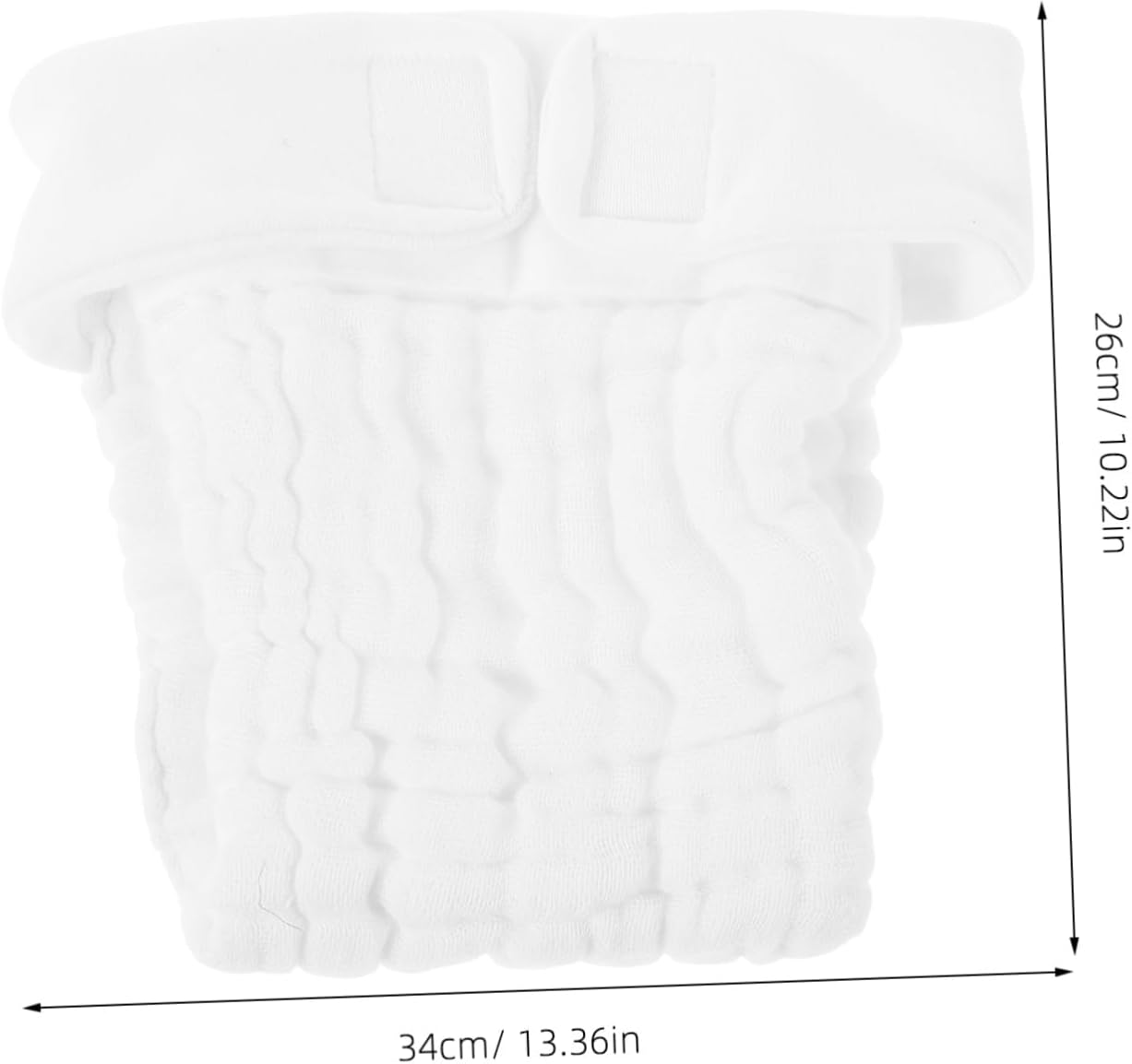 3Pcs Diaper Pants Cotton Diapers Newborn Pants Washable Cloth for Boys and Girls image number 2