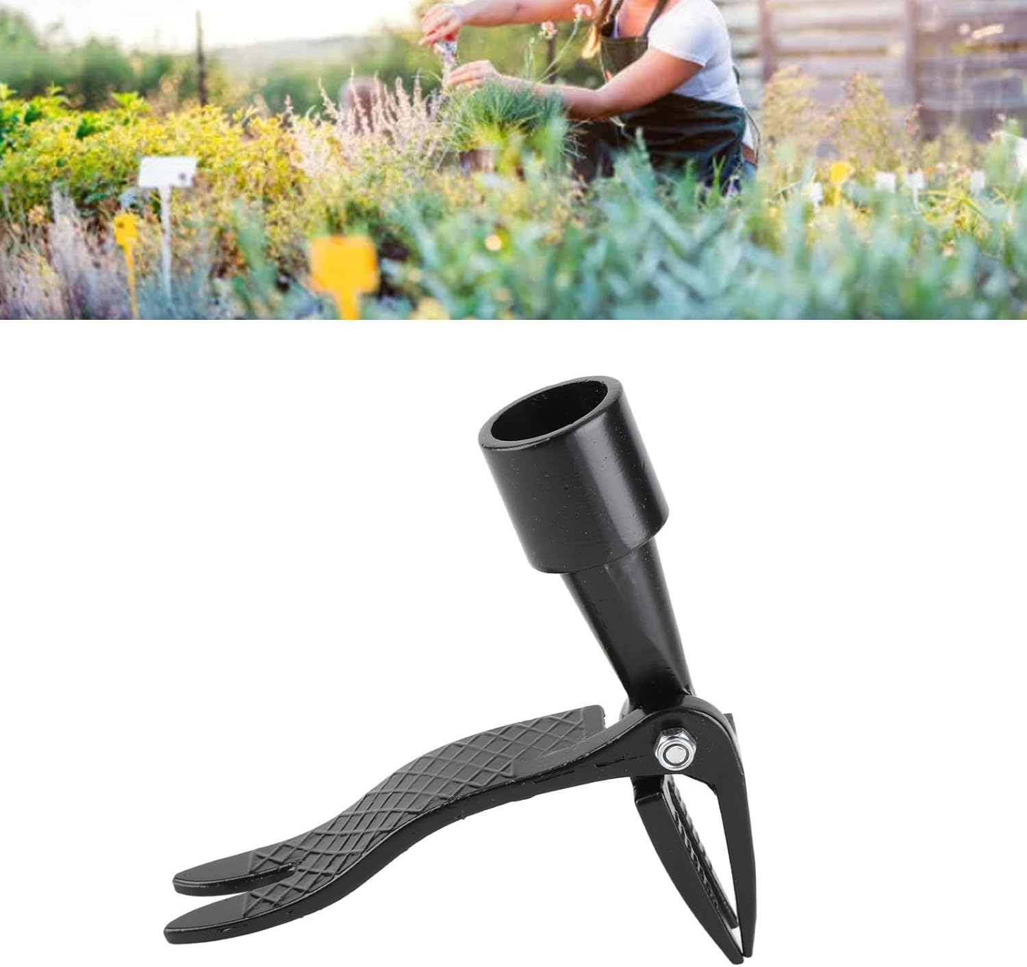Professional Aluminium Alloy Weed Puller, High Efficiency Stand up Weed Puller for Garden, Farm, Courtyard, Outdoor image number 4