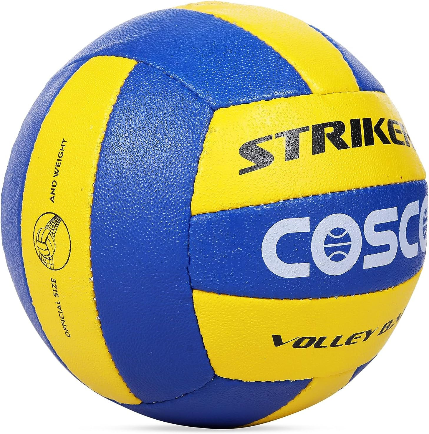 Cosco Striker Volleyball, Size 4, Yellow/Blue image number 5