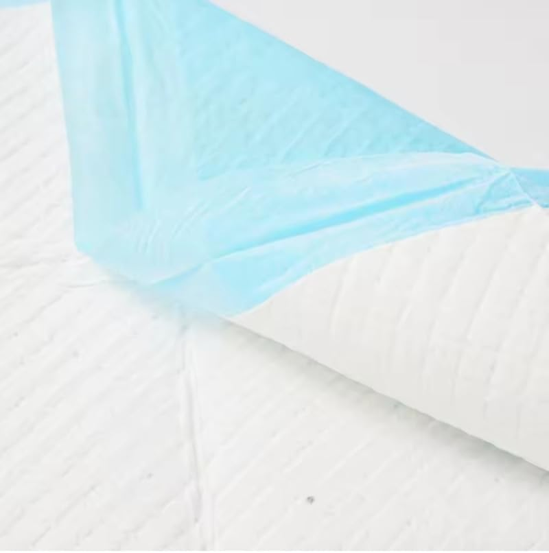 Disposable Underpad 60Cm X 60Cm, Pack of 100, Disposable Changing Pads for Baby and Pet Waterproof Diaper Changing Pad Breathable Underpads Bed Table Protector Mat image number 5