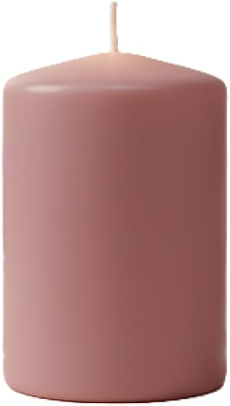 16 Wax Candles Diameter 4 Cm Height 5 Cm Colour Plum Burn Time 7 Hours Unscented Cereria Di Giorgio image number 2