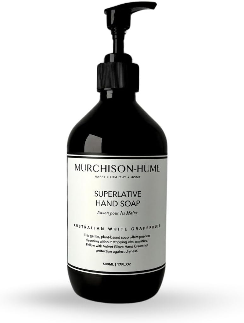 Murchison-Hume Luxury Vegan Hand Soap with Pump Dispenser, Moisturising Hand Wash, SLS, Paraben & Cruelty-Free, 500Ml (Australian White Grapefruit) image number 1