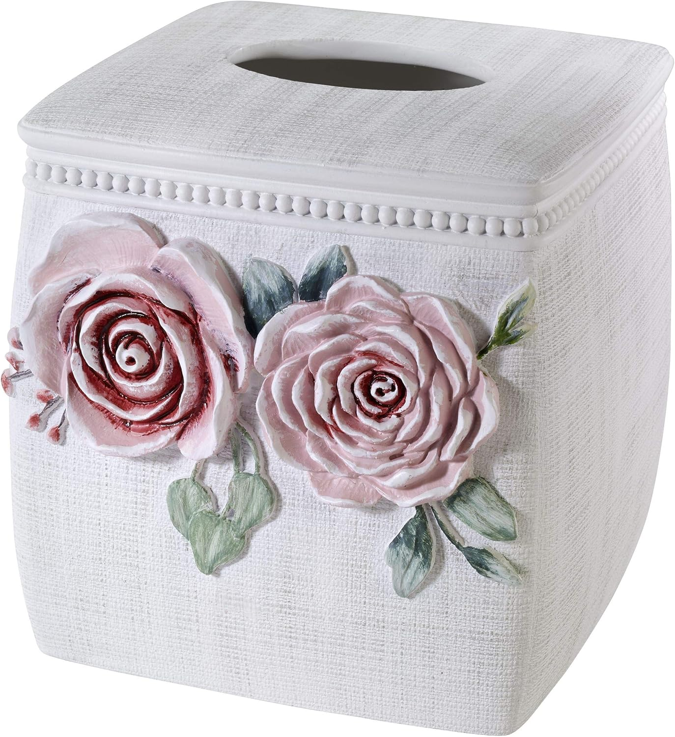 Avanti Linens - Soap Dispenser/Lotion Pump, Guest Bathroom Essentials, Floral Home Decor (Spring Garden Collection) image number 4