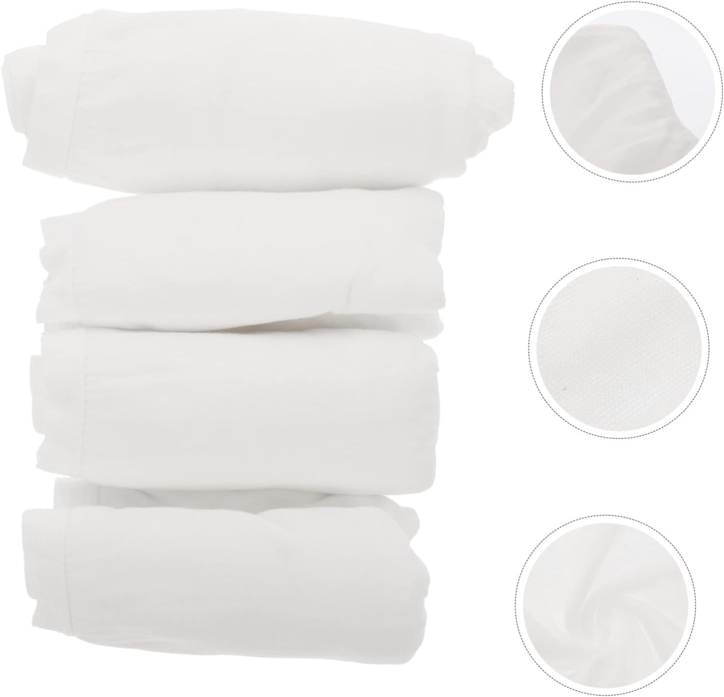 4Pcs Disposable Maternity Underwear Comfortable Breathable Pants for Pregnant Women White XXL image number 4