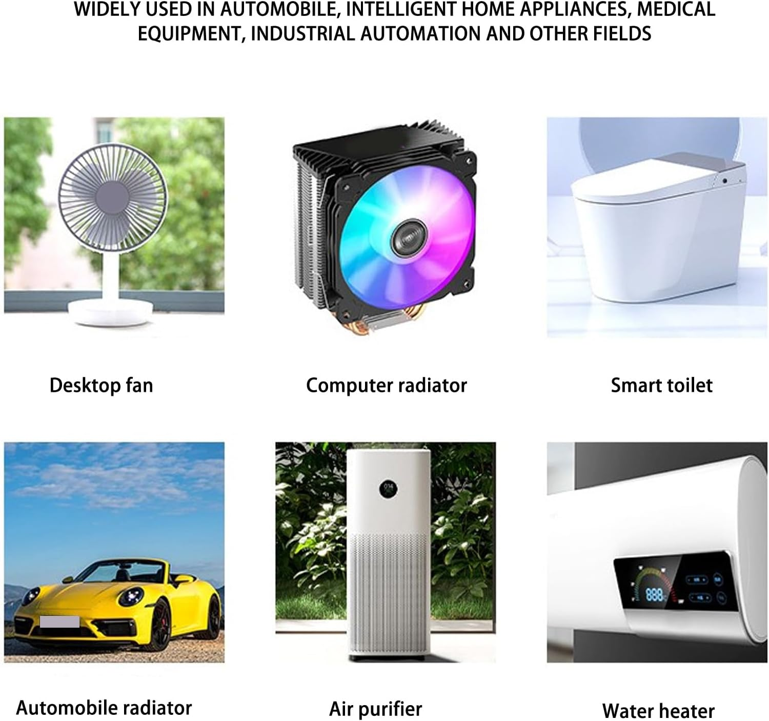 DC Water Pump, IP68 Protection 10Meter Lift 36L/Min 47W DC Brushless Water Pump Professional for Fountain (12V) image number 3