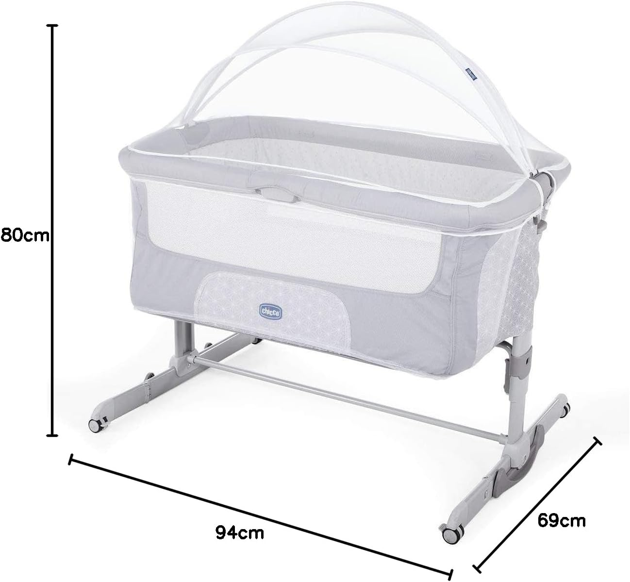 Chicco Next2Me Mosquito Net White, White, 520 Grams image number 4