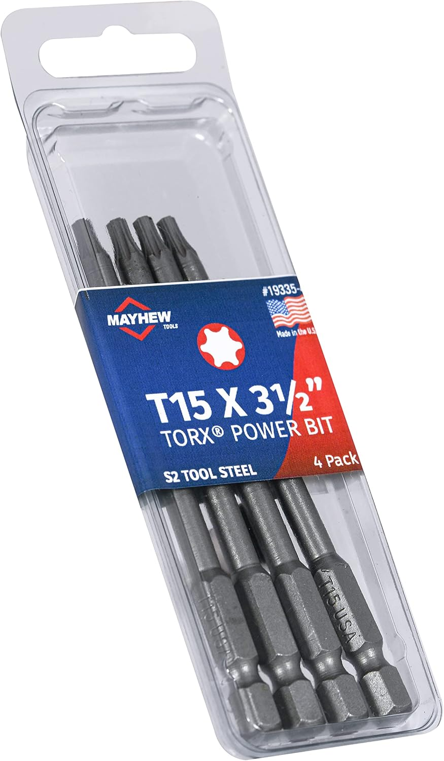 T15 X 3.5" Torx Power Bit, 4 Pack image number 5