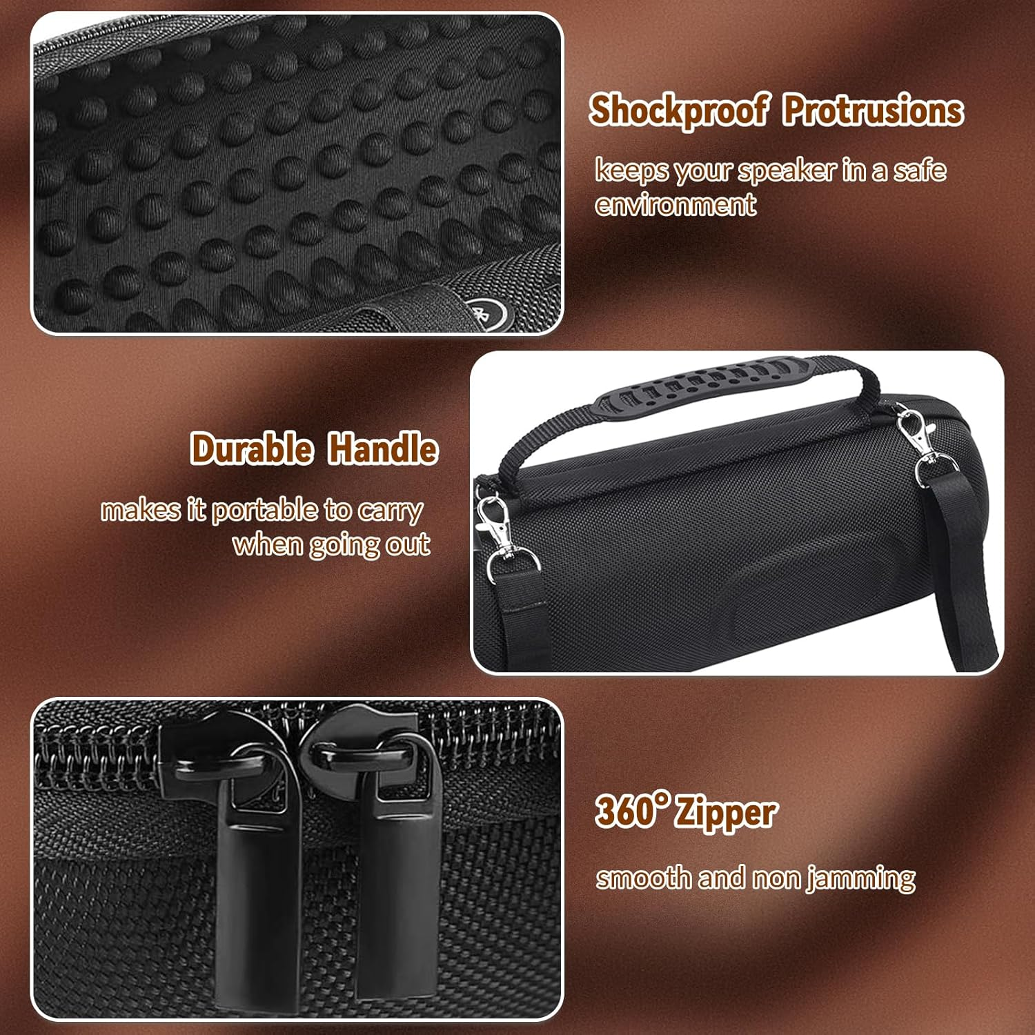 Case for JBL Charge 5 / Charge 4 Portable Speaker, (Case Only!) Hard Protective Travel Carrying Storage Case Bag Compatible with Charger and USB Cable image number 5