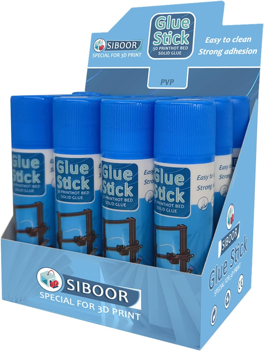 3D Printer Glue Sticks PVP Solid Glue Sticks Washable for Hot Bed Platform Glass Plate Easy Removing 10PCS image number 5