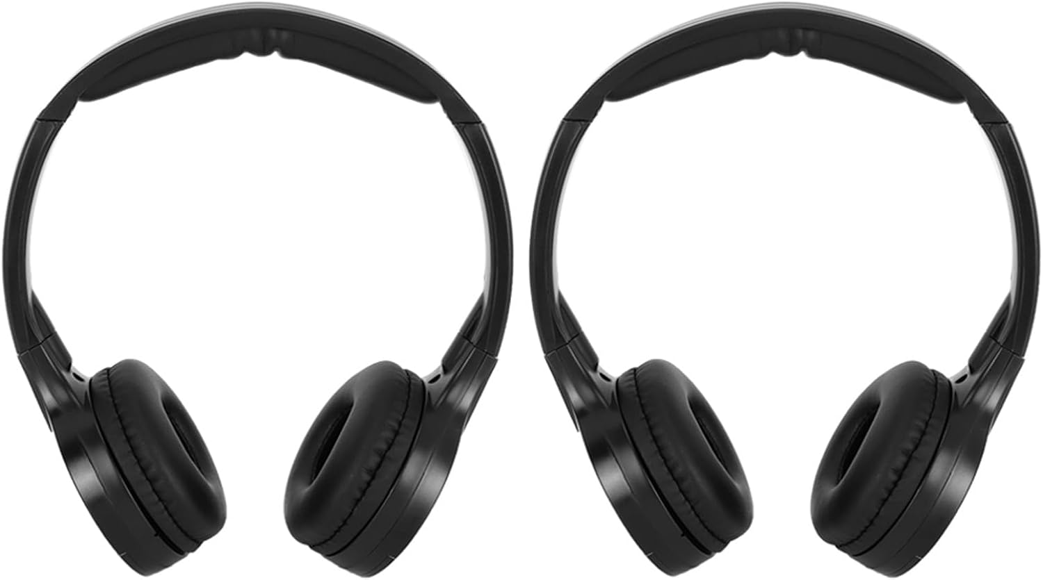 Foldable Cordless Infrared Earphone for Car Headrest DVD, Auto off Function, Portable Design for Travel, Ideal for Parents and Kids Entertainment image number 3