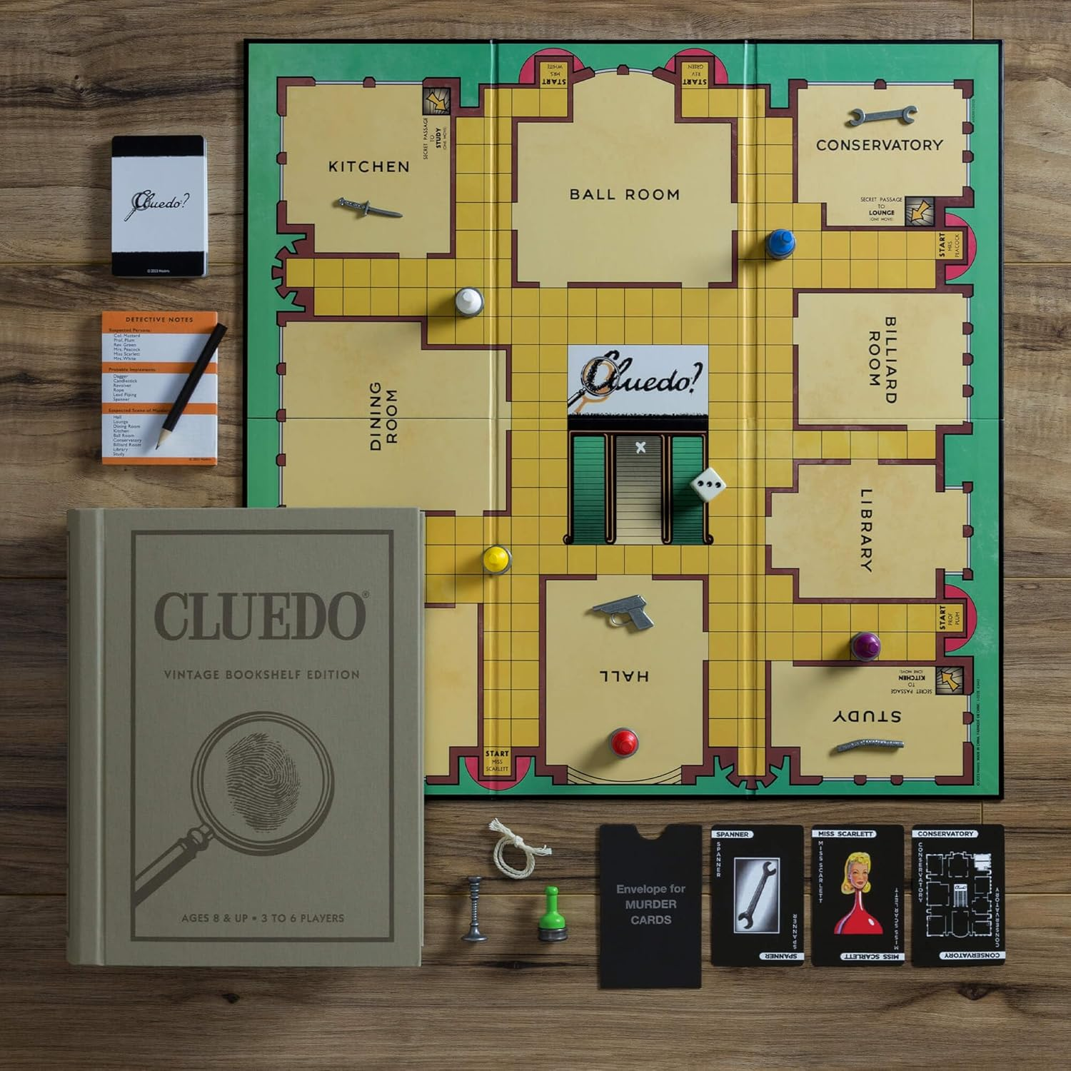 Cluedo Linen Vintage Bookshelf Edition image number 3