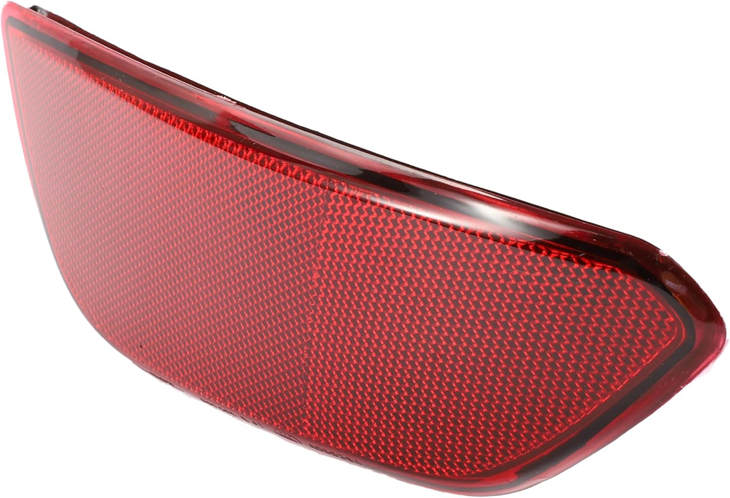 X AUTOHAUX Bumper Reflector Compatible for Porsche Cayenne Base 2014, Durable ABS Plastic Red Rear Left Bumper Reflector Side Marker image number 2