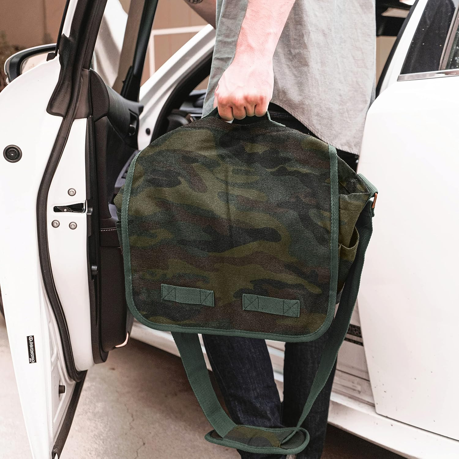 Sweetbriar Classic Messenger Bag - Vintage Canvas Shoulder Bag for All-Purpose Use