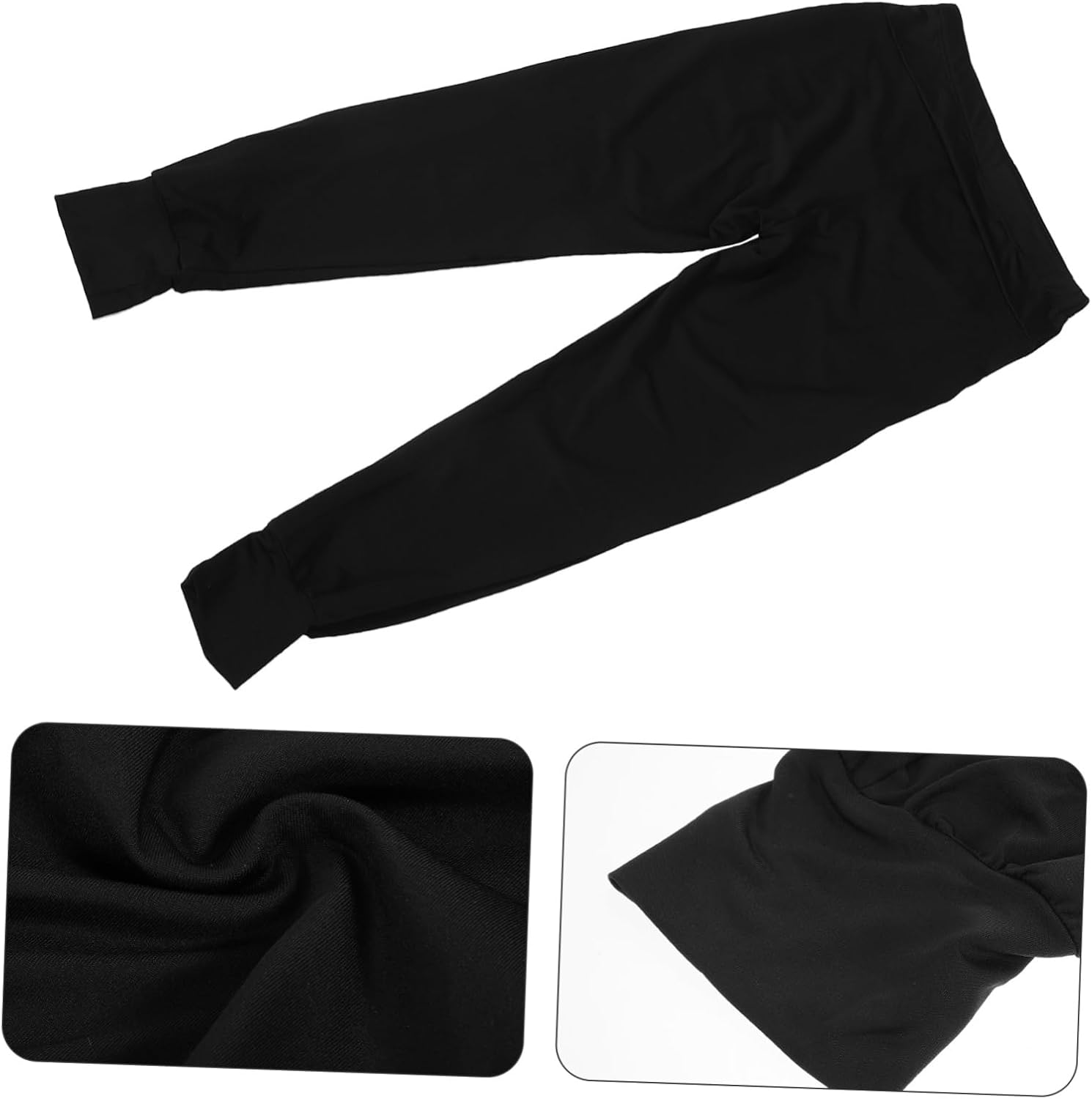 Maternity Yoga Pants High Waist Seamless Leggings Black L Breathable Sports Maternity Workout Bottoms for Pregnant Women Summer Gym Wear image number 2
