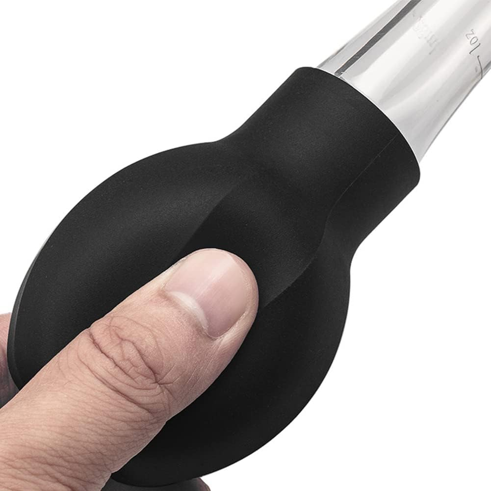 Large Turkey Baster with Cleaning Brush,Stainless Steel Baster Tool for Cooking Easy to Use and Clean,Heavy Duty Baster Tube Dishwasher Safe for BBQ Baking Kitchen Cooking ﻿ image number 1