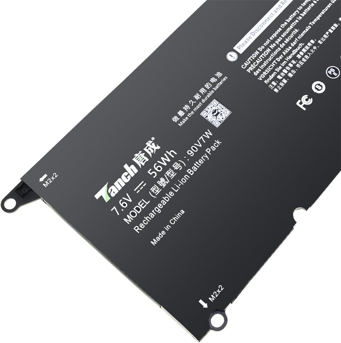 Tanch 90V7W JHXPY 0N7T6 JD25G Laptop Battery Replacement for DELL XPS 13 13D 9343 XPS 13 9350 7.6V 6710Mah 56W image number 4