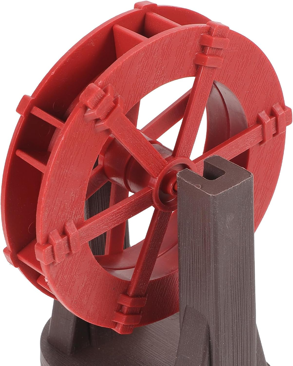 NUOBESTY Simulation Water Wheel Fountain Accessory Plastic Waterfall Wheel for DIY Zen Garden Decoration Home Office Outdoor Accent