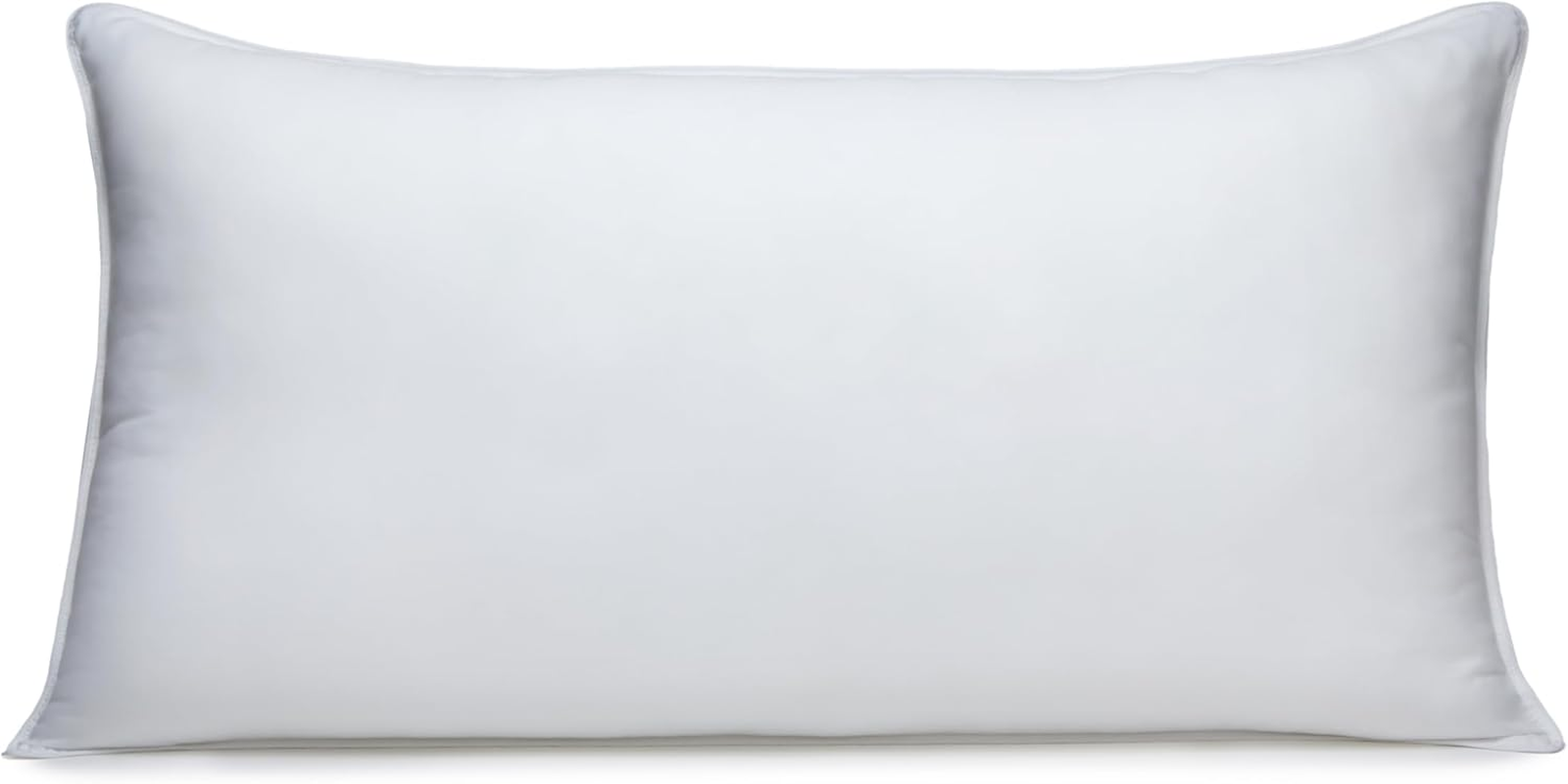Amazon Basics down Alternative Bed Pillows, Medium Density for Back and Side Sleepers - King, 2-Pack