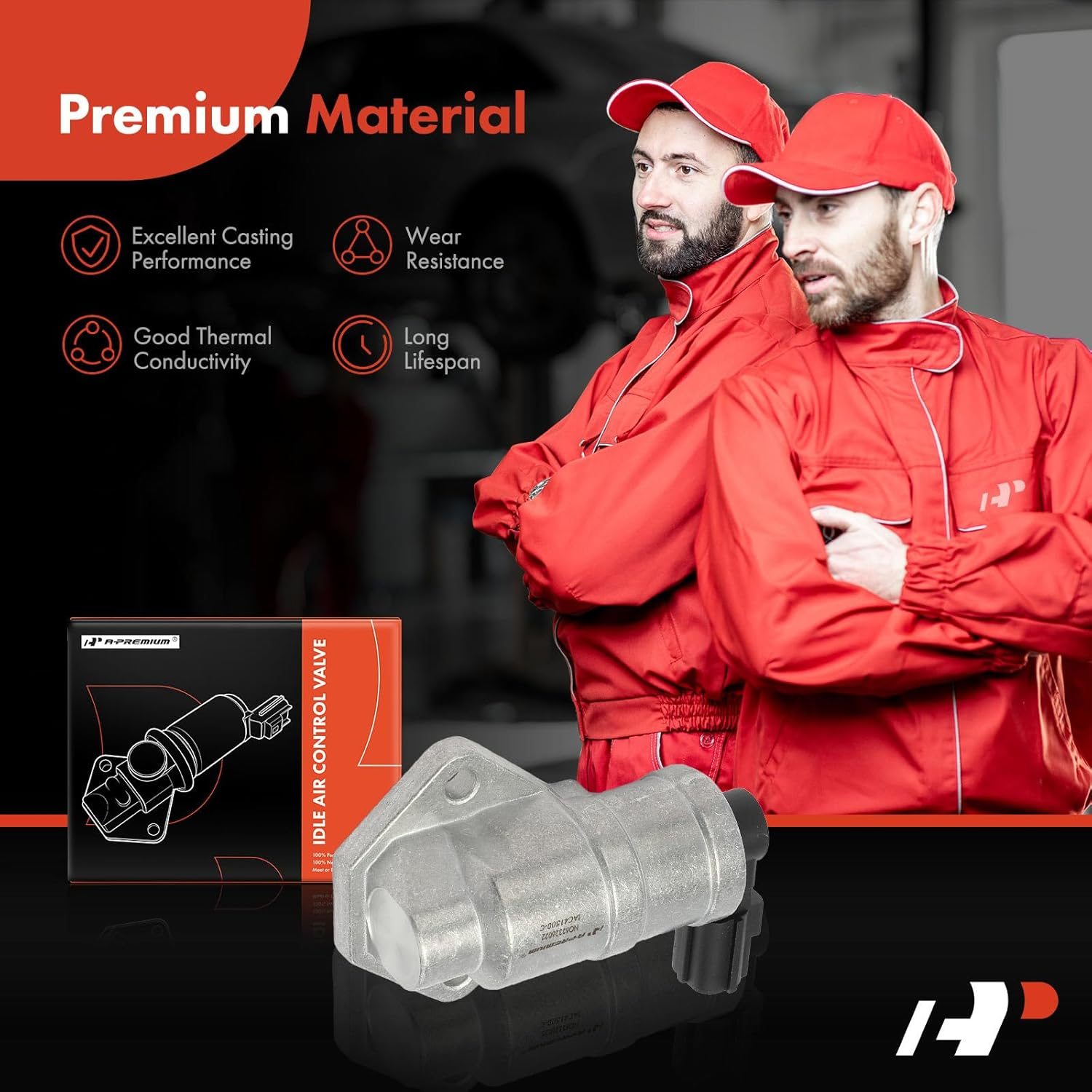 A-Premium Fuel Injection Idle Air Control Valve IAC - 6Cyl 4.0L - Compatible with Ford Explorer Sport 2001-2003, Explorer Sport Trac 2001-2005, Ranger 2001-2011 & Mazda B4000 2001-2010, For# 1F2220660 image number 5