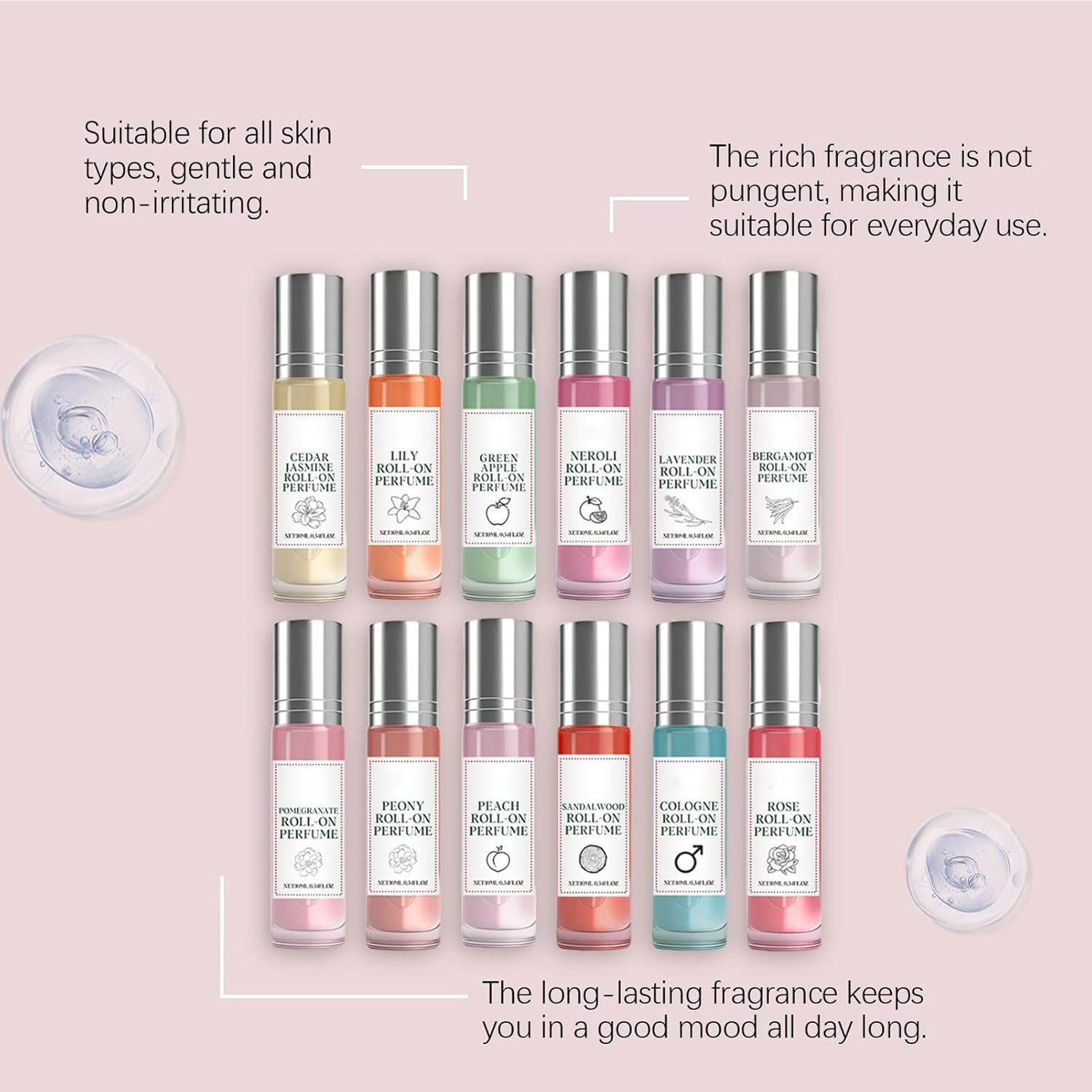 Bsbkoj Christmas Perfume Set - Long-Lasting Scent,Fragrance Set - for Commuting Dating Party Night Out Business Social Casual Gatherings Christmas image number 2