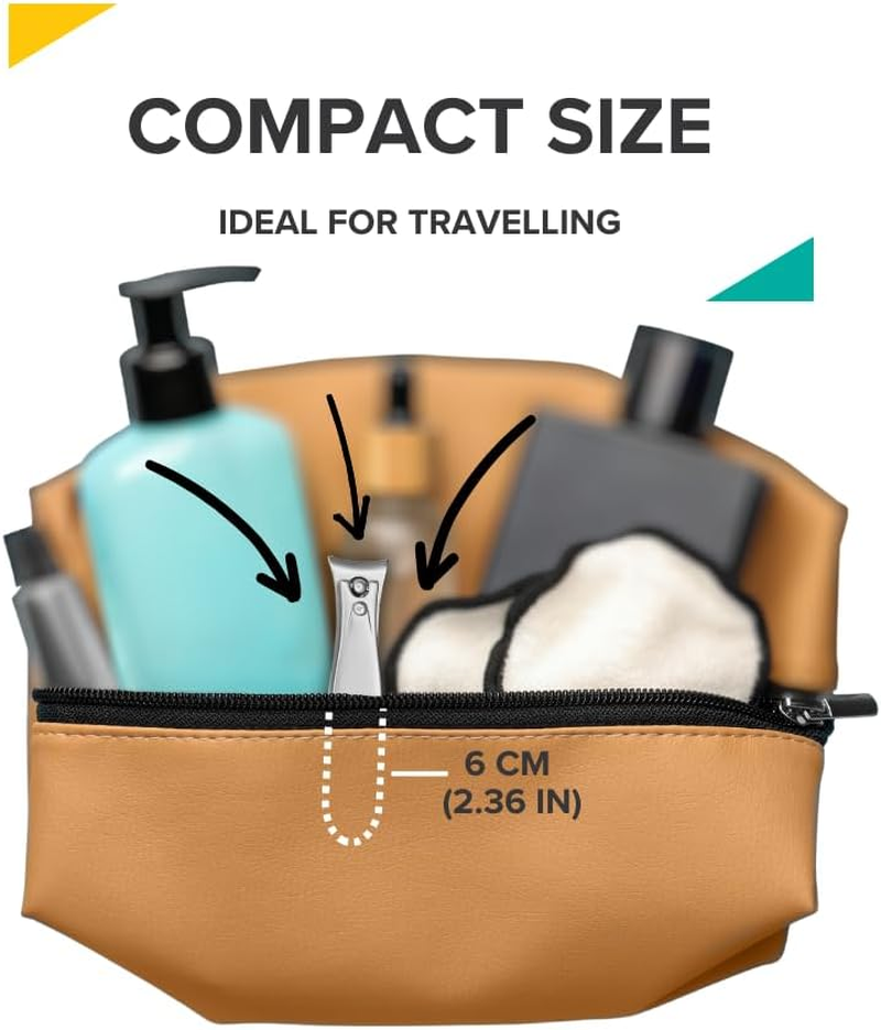 Rui Smiths Pro Precision Nail Clippers | Topinox Stainless Steel Manicure Pedicure Trimmer, Curved Cutting Edges, Travel Size, 6Cm Length | Made in Solingen, Germany image number 2