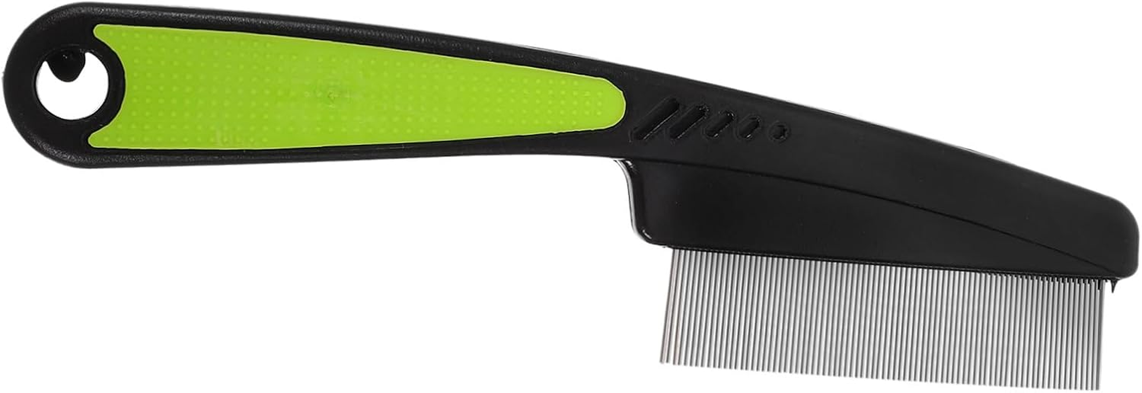 FRCOLOR Sturdy Plastic Stainless Steel Fine Tooth Hair Comb Scalp Brush for Dandruff Hair Combs Ergonomic Handle