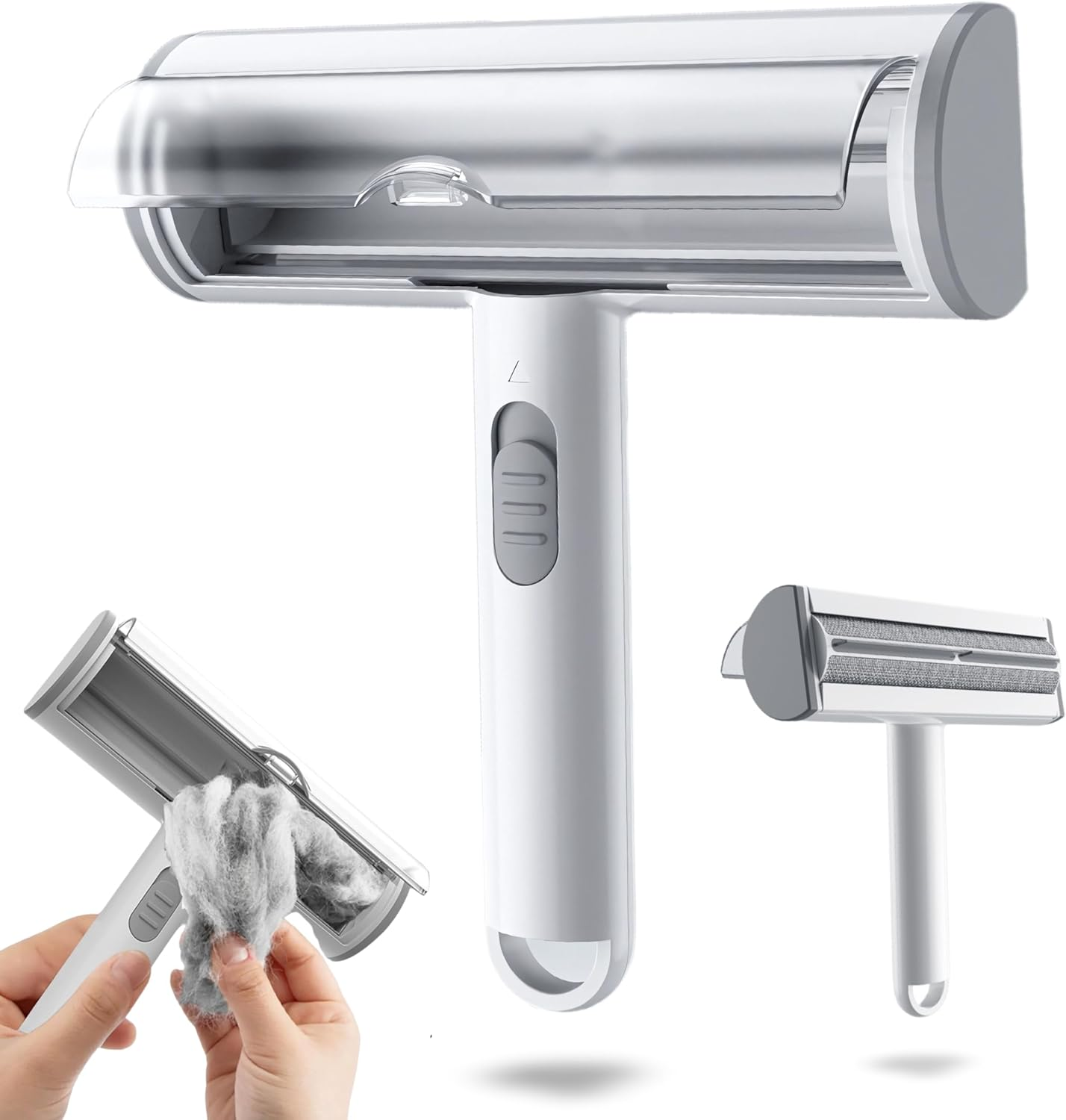 Pet Hair Remover Reusable Lint Roller Cat & Dog Hair Remover for Furniture, Clothing, Couch, Carpet, Bedding Portable Multi-Surface Removal Tool image number 3