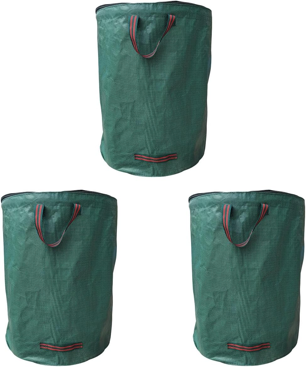 AIMALL 300L Garden Deciduous Bag with Lid, Large Garden Garbage Collection Bag for Branches, Leaves, and Compost, Flip Open Design for Easy Access image number 1