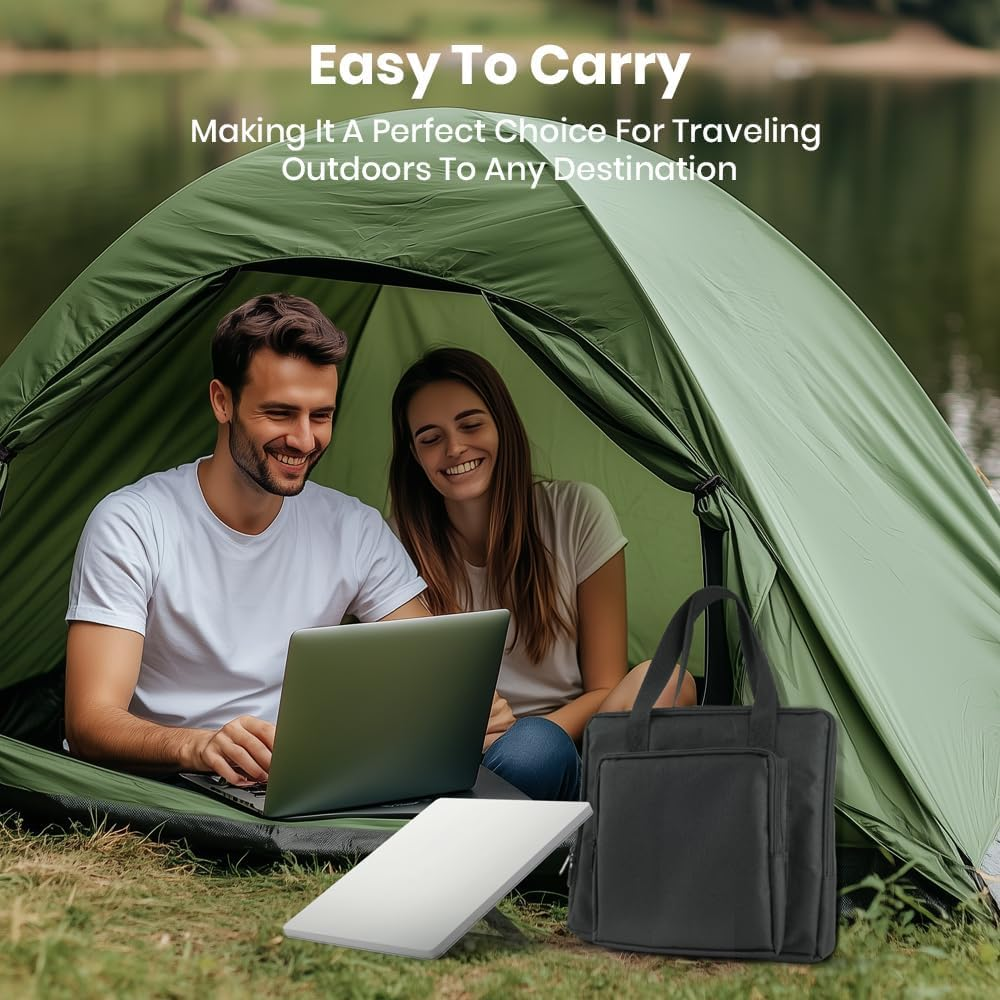 XTAR Starlink Mini Satellite RV Carry Bag,Outdoor Travel Bag,Portable Starlink Case, Handbag for Starlink Mini Dish and All Accessories (Black) - Grey image number 6