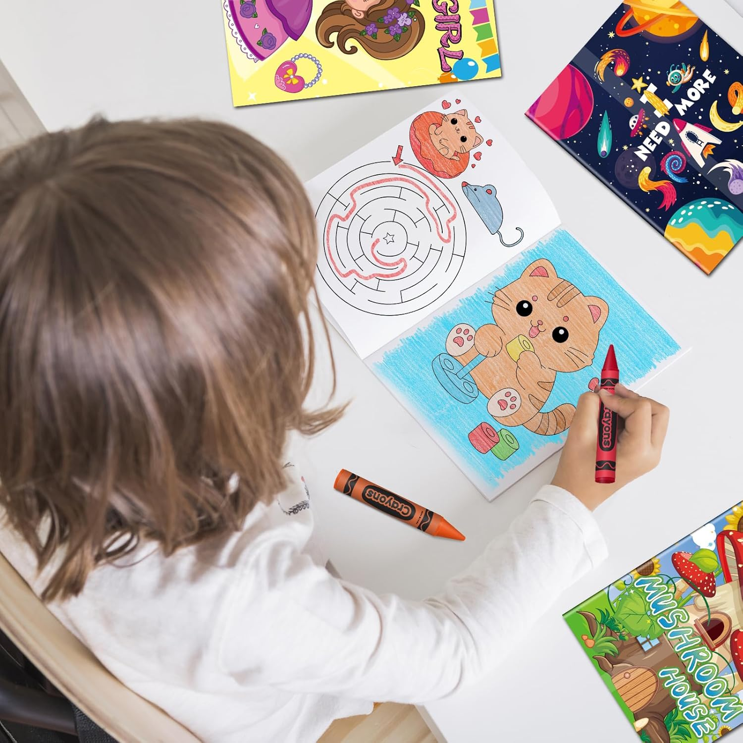 Elfew 20 Pack Small Colouring Books for Kids Ages 2-4,4-8, Bulk Colouring Books, Kids Party Favor Colouring Book Set for Goodie Bags Stuffer Fillers for Children Boys and Girls image number 1