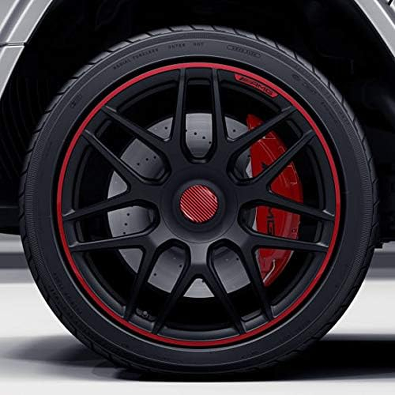 Skinoeu 4 X 75Mm Wheel Centre Alloy Hub Center Caps Compatible with B66470207 / B66470200 Hubcaps Car Tuning Black Carbon Red Cm 13 image number 1