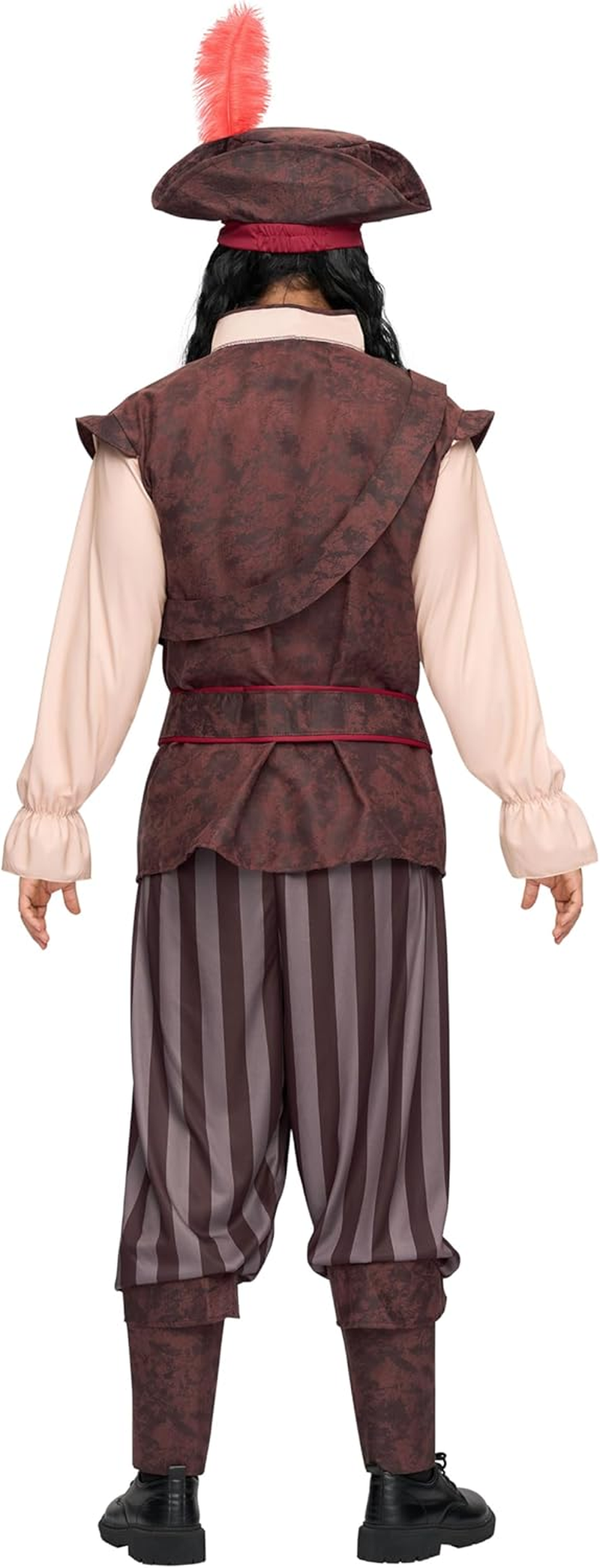 Spooktacular Creations Mens Caribbean Pirate Costume Adult Sea Captain Robber Costume for Halloween image number 2