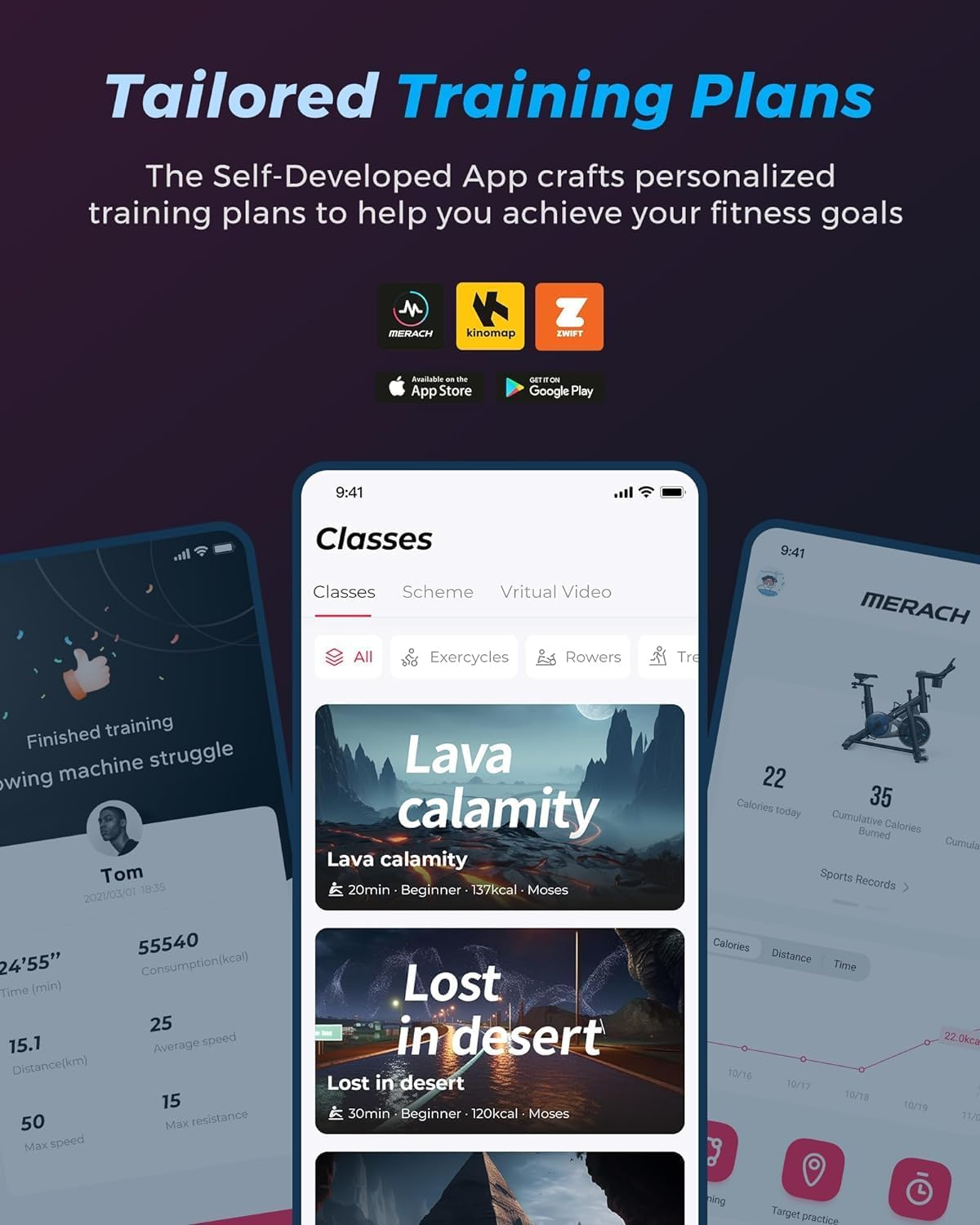 MERACH Exercise Bike Stationary Bikes, Brake Pad Bike with Exclusive App, Cycle Low Noise Indoor Cycling Recumbent Exercise Bike with 135KG Weight Capacity, Treadmill Tablet Fitness for Weight Loss - Magnetic Resistance-Black image number 7