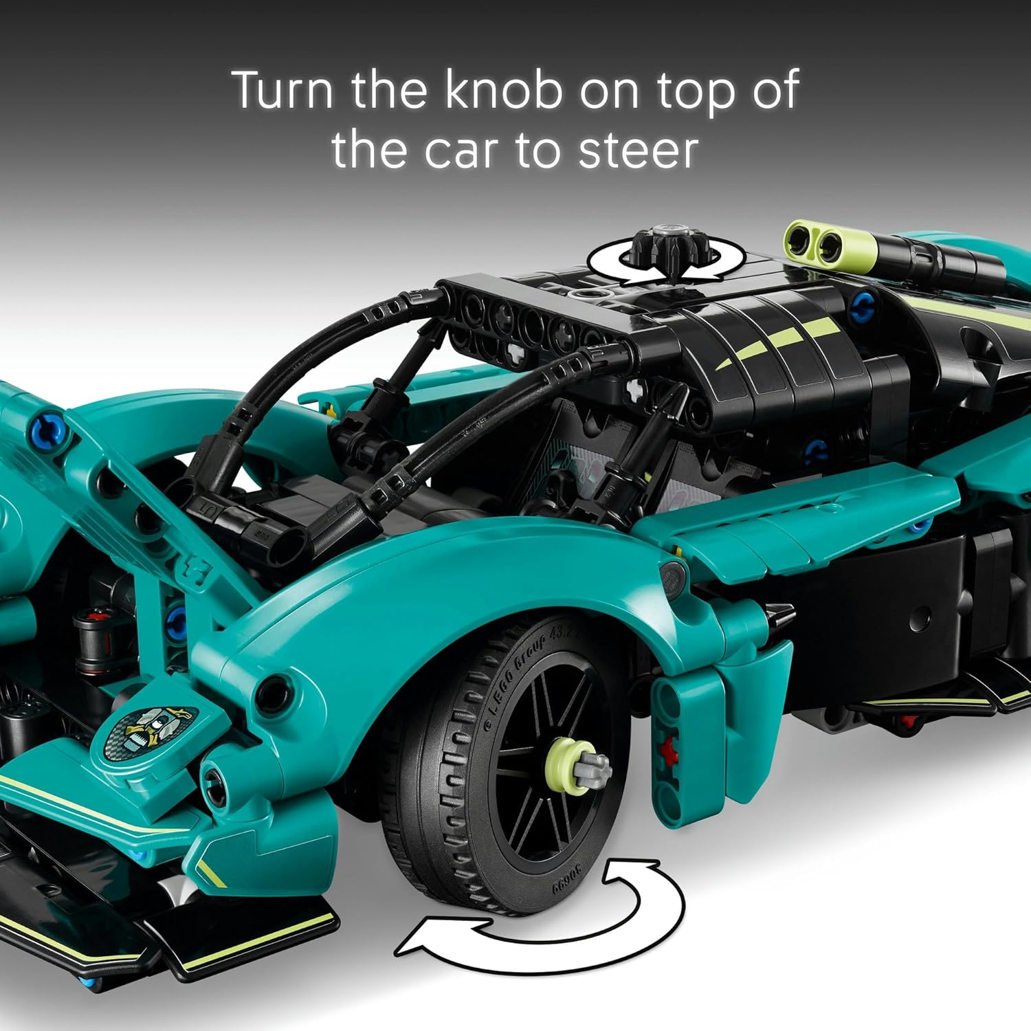 LEGO&reg; Technic&trade; Aston Martin Valkyrie 42208 Buildable Car Model Kit, Vehicle Toy for Kids, Creative Toy for Boys and Girls Aged 9 and Up image number 3