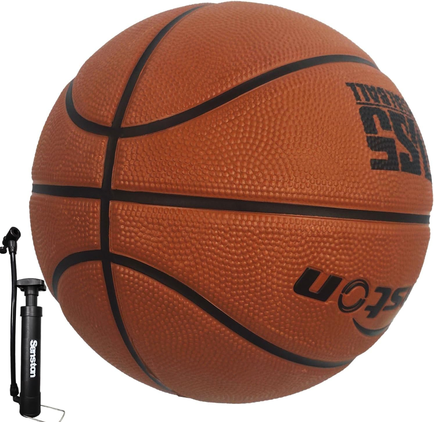 Senston 27.5"/29.5" Basketball Balls Outdoor/Indoor Size 5/7 Basketballs 27/29 Inch Basket Ball with Pump
