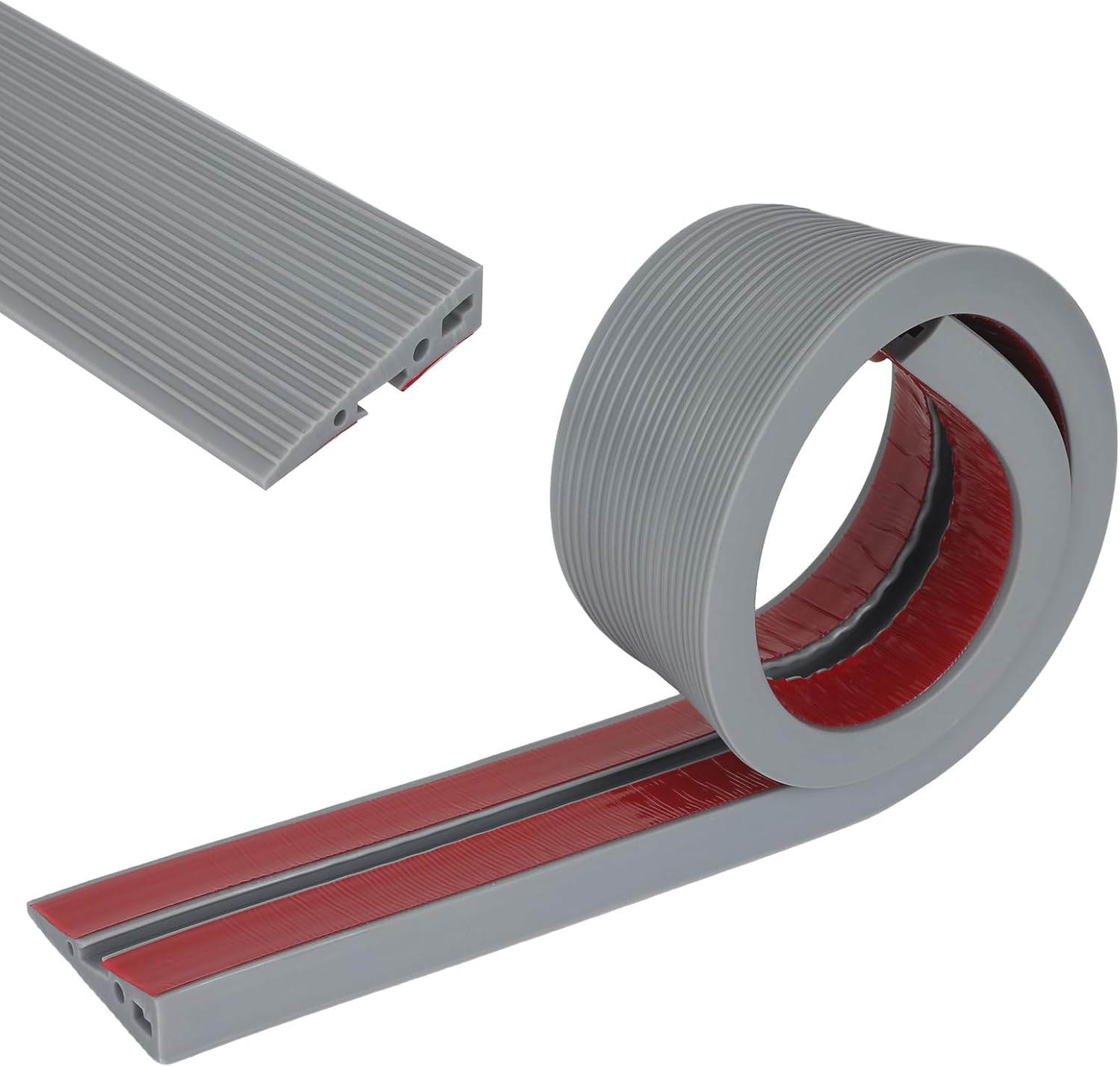 Threshold Ramp for Doorways, 90 X 7.5Cm Self Adhesive Rubber Kerb Ramp with 4 Holes, Non Slip 1.5/2Cm Height Door Step Strip for Wheelchair (Black, 2Cm)