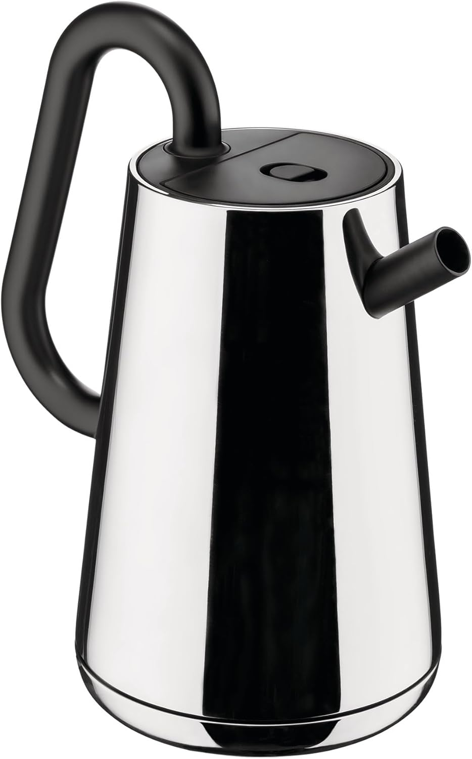Alessi Toru NE01 B Designer Kettle, Made of 18/10 Stainless Steel and Thermoplastic Resin, European Socket, 2400 W, 170 Cl, Black