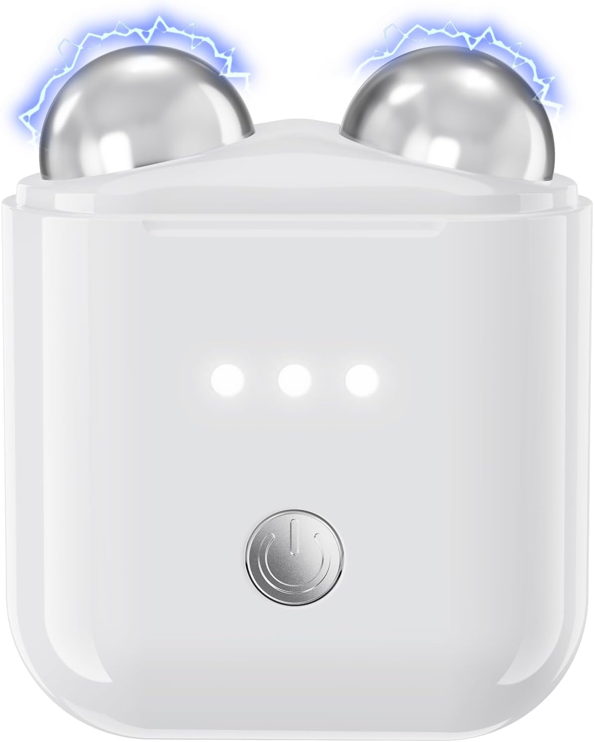 Vcycal Microcurrent Facial Device, Mini Microcurrent Face Lift Device for Face Lifting and Facial Sculpting, Portable Facial Roller Massager Tool for Man and Woman, Black